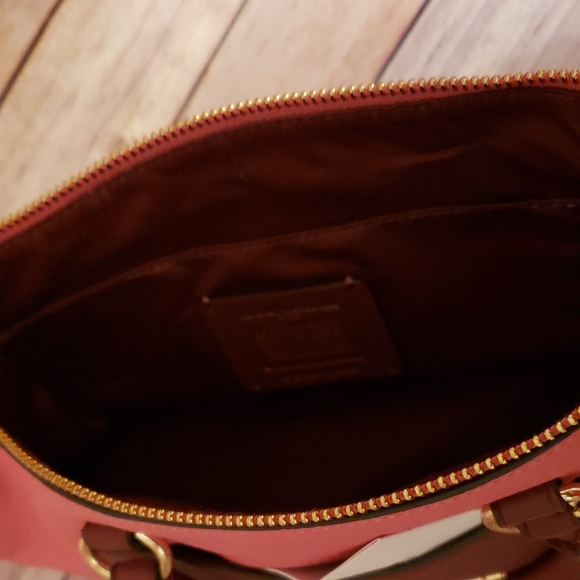 Coach Pink and Brown Satchel - Picture 11 of 12
